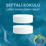Saban 2x500 Gram - Şeftali Kokulu, Nem Alıcı Rutubet Ve Küf Önleyici Yedek Tablet