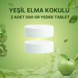 Saban 2x500 Gram - Yeşil Elma Kokulu, Nem Alıcı Rutubet Ve Küf Önleyici Yedek Tablet