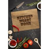 Saban 30x40 cm Kitchen Heart Home Cam Kesme Tahtası