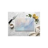 Saban 30x40cm - Ezgi Mermer Görünümlü - Cam Kesme Tahtası