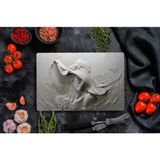 Saban 30x40cm - Tablo Desenli - Cam Kesme Tahtası