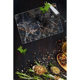 Saban 30x40cm - Yaldızlı Mermer - Cam Kesme Tahtası