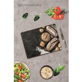 Saban Buğdaylı Ekmek 30x40 cm Cam Kesme Tahtası