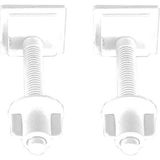 Saban Klozet Kapağı Vida Seti Plastik Malzemeden Üretilmiş Dayanıklı Montaj Aparatı