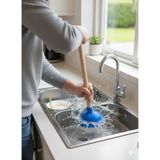 Saban Mavi - Klozet, Banyo ve Lavabo Gider Açma Pompası - 1 Adet