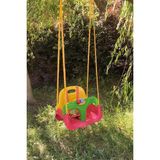 Saban Pembe Emniyet Kemerli Çocuk ve Bebek Salıncağı 44x32x38 cm Güvenli Bahçe & Balkon Kullanımı