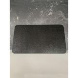 Saban Tekli,30X52CM - Buzlu Cam, Düz Siyah, Kesme Tahtası - Sunumluk - 0 - 99 ml