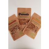 Saba's Granola 3'lü Paket ( Yaban Mersini / Muz-Ceviz / Çilek Chia )