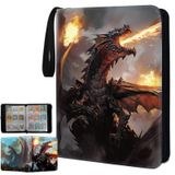 sabermaster MTG Kart Bağlayıcı 900 Karta Uyar Kart Toplayıcı Albüm Tutacağı, 50 Çıkarılabilir Kollu Oyuncaklar Erkek Kız Çocukları için Hediyeler (A)