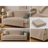 Sabia Daily Koltuk Şalı & Throw & Tv Battaniyesi 140X170 cm Pamuk Polyester - 140 x 170 cm - Bej