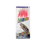 Sabiki Living Shrimp Pink Karides No:10-7 Kanca 5Li Lüfer Palamut Levrek Çaparisi