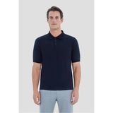 Sabri Özel Erkek Beyaz Normal Kesim Regular Fit Pamuklu Pike Basic Polo Yaka Tişört - 3XL