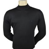 Sabri Özel Erkek Yarım Balıkçı Basıc Kazak - 2XL - 000-Siyah