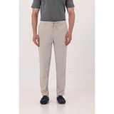 Sabri Özel Taş Dokulu Arka Lastikli Köprü Kemerli Bağcıklı Slim Fit Jogger Pantolon