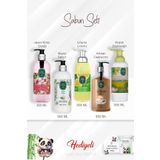 Sabun Paket Artisan Cappucino, Çeşme Limonu, Japon Kiraz Çiçeği, Beyaz Sabun, Zeytinyağlı ve Rosie