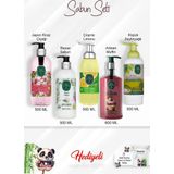 Sabun Paket Artisan Muffin, Çeşme Limonu, Beyaz Sabun, Japon Kiraz Çiçeği, Zeytinyağlı ve Rosie