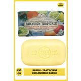 Sabun Paradiso Tropicale Tahitian Lime ve Mosambi Peel Misket Limonu Sıkılaştırıcı Vegan Bakım 250 g