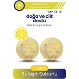 Sabunal DISHPURE Bulaşık Sabunu 2 ADET - Limonlu Katı Bulaşık, Yağ ve Koku Arındırıcı Doğal Mutfak Sabunu