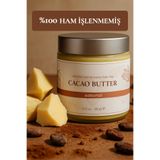 sabunal Kakao Yağı - Soğuk Sıkım Ham İşlenmemiş Raw Virgin Cacao Butter 100 gr