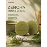 Sabunal Zencha Matcha Sabunu 2 Adet - Arındırıcı Canlı Dengeli Cilt Için Yeşil Çaylı Doğal Bakım Sabunu