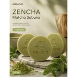 Sabunal Zencha Matcha Sabunu 3 Adet - Arındırıcı Canlı Dengeli Cilt Için Yeşil Çaylı Doğal Bakım Sabunu