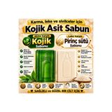 Sabuncu Hacı Anti Acne & Pirinç Sütü Sabun 2’li Set Akne ve Leke Karşıtı Cilt Bakım Karma Ciltler İçin Arındırıcı ve Aydınlatıcı Sabun Seti