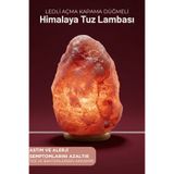 Sabuncu Hacı Himalaya Tuz Lambası 2-3 Kg Pembe Turuncu Renk Himalaya Tuz Lambası Açma Kapama Düğmeli