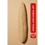 Sabuncu Hacı Kese Hamam Kesesi ve bulaşık için Ham kabak lifi işlenmemiş lif kabak 45-65 Cm ham Kabak Lifi