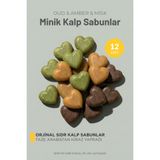 Sabuncu Hacı Mini Kalpli.Dekoratif Es-Sidre Orijinal Sidr Sidir Sabunu manevi terapi 3 Çeşit 3x4=12 Adet