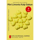 Sabuncu Hacı Mini Kalpli.Dekoratif Limon Kokulu Sabun ( 7 adet ).