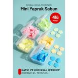 Sabuncu Hacı Özel seri 4 lü Paket 400 Yaprak suda Eriyen Mini sihirli Sabun Öğrenci Çocuk Okul El Sabun