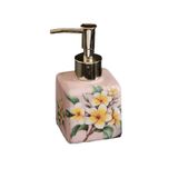 Sabunluk Çin Boyalı Seramik Sabunluk Yaratıcılık Çiçek İllüstrasyon Şampuan Şişesi Ev Banyo Dekorasyon Aksesuarları Banyo Kitch için Sabunluk (E 200ml)