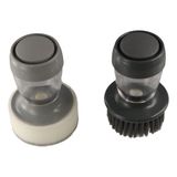Sabunluk ile Bulaşık Fırçası,2PCS Sabun Dağıtım Fırçası,Mutfak Ovma Fırçası,Taşınabilir Sıvı Ekleme Pot Yıkama Fırçası,Bulaşık Yıkama Fırçası,