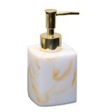 Sabunluk Taşınabilir Sabunluk Şampuan Şişesi Altın Pres Pompa Kafası 230ml Losyon Şişesi Duş Jeli Kavanoz Reçine Banyo Aletleri Banyo Mutfak için Sabunluk (B 230ml)