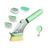 Sabunluklu Bulaşık Fırçası, Bulaşık Makinesi, Bulaşık, Lavabo, Tencere, Pantolon için Ovma Fırçası (Yeşil)