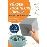 Saby Sünger Oyun Küpleri 100 Adet (Oyun Havuzu Topları Alternatifi) - 5 cm