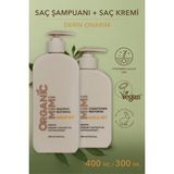 Saç Bakım Seti: Kuru ve Yıpranmış Saçlar Için Onarıcı Şampuan ve Saç Kremi, Vegan Şampuan Seti - .