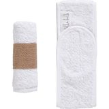 Saç Bandı 30X30 cm Havlu 2li Set |%100 Pamuk Bukle | Sporcu Makyaj Bandana | Cilt Bakı - Standart