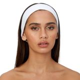 Saç Bandı Pamuk Kadın Bandana Spor Kafa Bandı Headband Beyaz