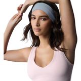 Saç Bantları - Elastik Kaymaz Ince Saç Ter Kafa Bandı Bandana, Kadın & Erkek Koşu Fitness Yoga Pilates Makyaj Yüz Yıkama Atletik Egzersiz Saç Bandı - Açık Mavi