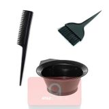 Saç Boya Fırçası+krepe Tarağı+boya Kabı Saç Boyama Seti