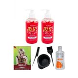 Saç Boyası Gül Kurusu 250ml 2ad, Saç Açıcı, Boya Silici Ve Fluweel Boya Kabı Seti