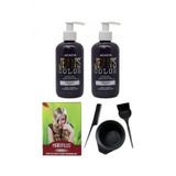 Saç Boyası Lilamor 250ml 2 Adet Saç Açıcı Ve Fluweel Saç Boya Kabı Seti