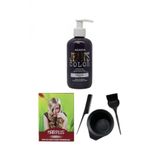 Saç Boyası Lilamor 250ml, Saç Açıcı ve Fluweel Saç Boya Kabı Seti