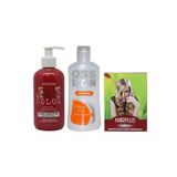 Saç Boyası Pamuk Şekeri Pembe 250ml Ve Boya Temizleyici Ve Saç Açıcı
