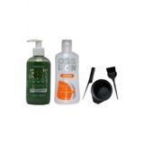 Saç Boyası Zümrüt Yeşili 250 Ml Ve Ossion Boya Temizleyici Ve Fluweel Boya Seti