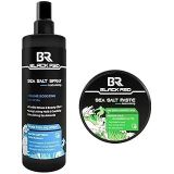 Saç Deniz Tuzu Spreyi - Sea Salt Spray & Wax Saç Şekillendirici Mat Wax Sea Salt Paste - 2'li Set
