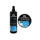 Saç Deniz Tuzu Spreyi - Sea Salt Spray & Wax Saç Şekillendirici Wax Sea Salt Pomade - 2'li Set