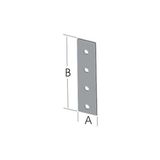 Saç Düz Gönye Lama 1.5cm x 10.5 cm (Seçenekli) - 10 Adet