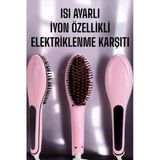 Saç Düzleştirici Tarak Isı Ayarlı Yıpranma Önleyici Düzleştirici Fön Tarak Mir21833878
